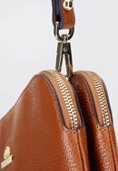 Women's leather cross body bag, cognac, 29-4E-004-5L, Photo 5