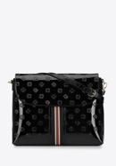 Patent leather handbag, black, 34-4-233-0, Photo 1