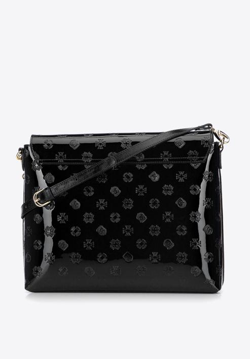 Patent leather handbag, black, 34-4-233-0, Photo 2
