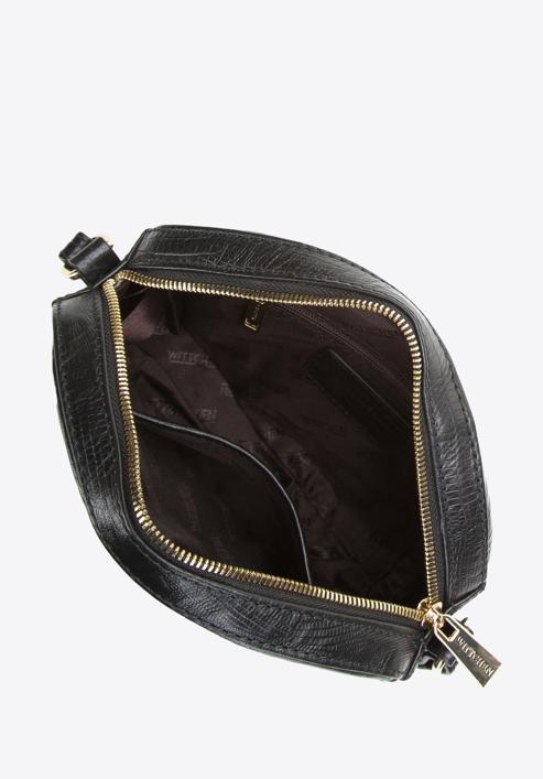 Cross body bag, black-gold, 97-4E-019-1, Photo 3
