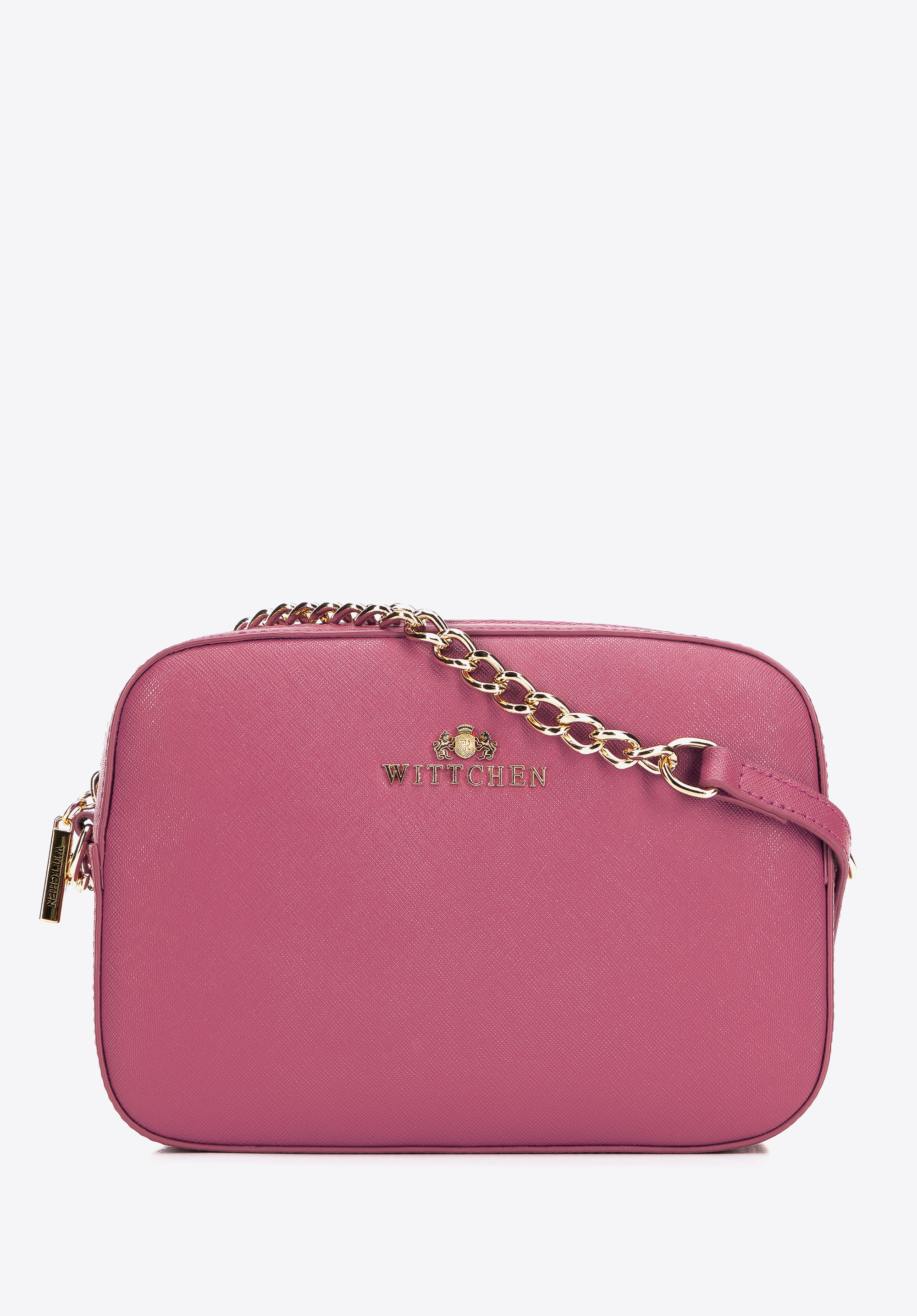 Saffiano zip online crossbody