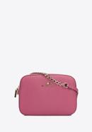 Saffiano leather chain crossbody bag, pink, 29-4E-019-3, Photo 1