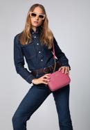 Saffiano leather chain crossbody bag, pink, 29-4E-019-P, Photo 15