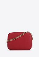 Saffiano leather chain crossbody bag, red, 29-4E-019-P, Photo 2