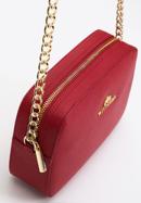 Saffiano leather chain crossbody bag, red, 29-4E-019-3, Photo 4