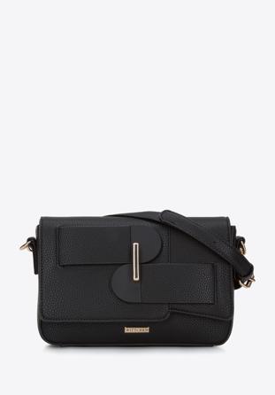Handbag, black-gold, 94-4Y-604-1, Photo 1