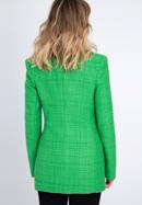 Women's boucle fitted blazer, green, 98-9X-500-P-S, Photo 4