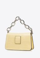 Faux leather mini handbag, yellow, 95-4Y-766-Y, Photo 2