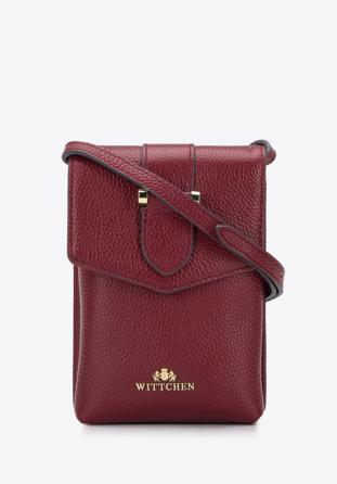 Women's leather mini purse, red, 95-2E-601-33, Photo 1
