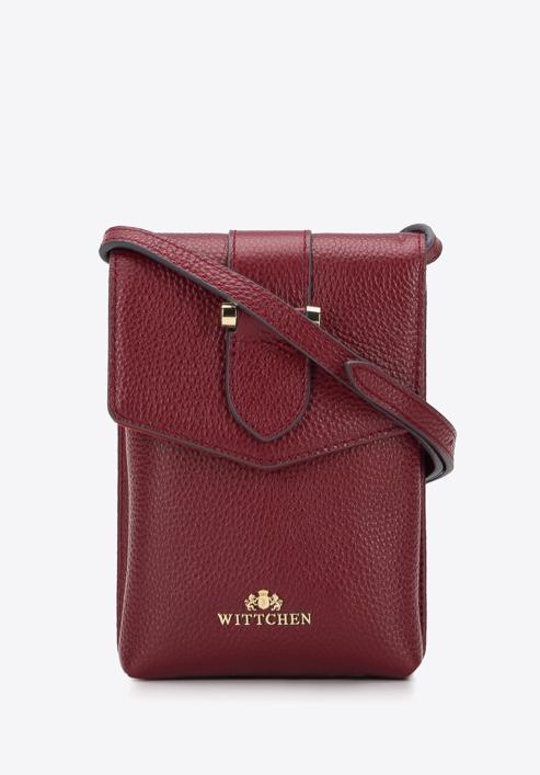 Women's leather mini purse, red, 95-2E-601-6, Photo 1
