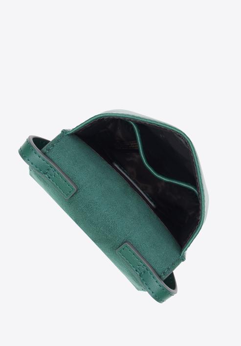 Women's leather mini purse, green, 95-2E-601-6, Photo 3