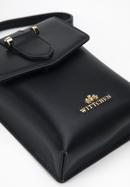 Women's leather mini purse, black, 95-2E-601-6, Photo 4