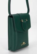 Women's leather mini purse, green, 95-2E-601-6, Photo 4