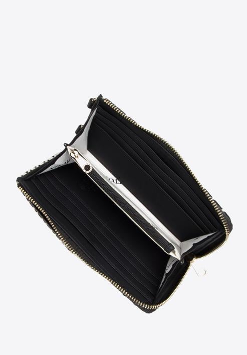 Women's patterned mini handbag, white-black, 97-2E-506-X3, Photo 4