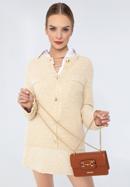 Women's mini chain clutch bag, brown, 97-4Y-760-5, Photo 15