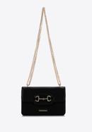 Women's mini chain clutch bag, black, 97-4Y-760-5, Photo 2