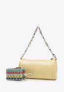 Small baguette bag with interchangeable shoulder straps, yellow, 94-4Y-708-Y, Photo 2