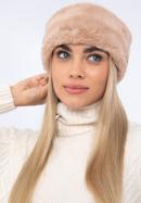 Women's faux fur headband, beige, 97-7F-200-1, Photo 15