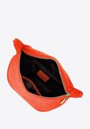 Women's monogram leather waist bag, red, 98-3E-600-6, Photo 3