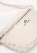 Women's leather waist bag, cream, 98-3E-620-1S, Photo 4