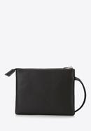 Women's faux leather clutch bag, black, 98-4Y-401-9, Photo 2