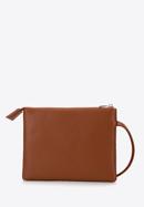 Women's faux leather clutch bag, brown, 98-4Y-401-1, Photo 2