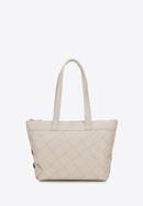 Leather winged shopper bag, cream, 94-4E-902-0, Photo 2