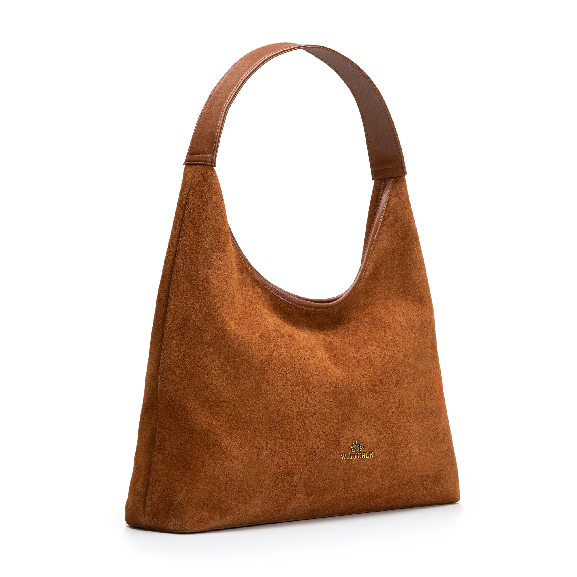 Svetlohnedá dámska shopper kabelka Wittchen z prírodnej kože s elegantným vzhľadom, Vyberte variant svetlohnedá
