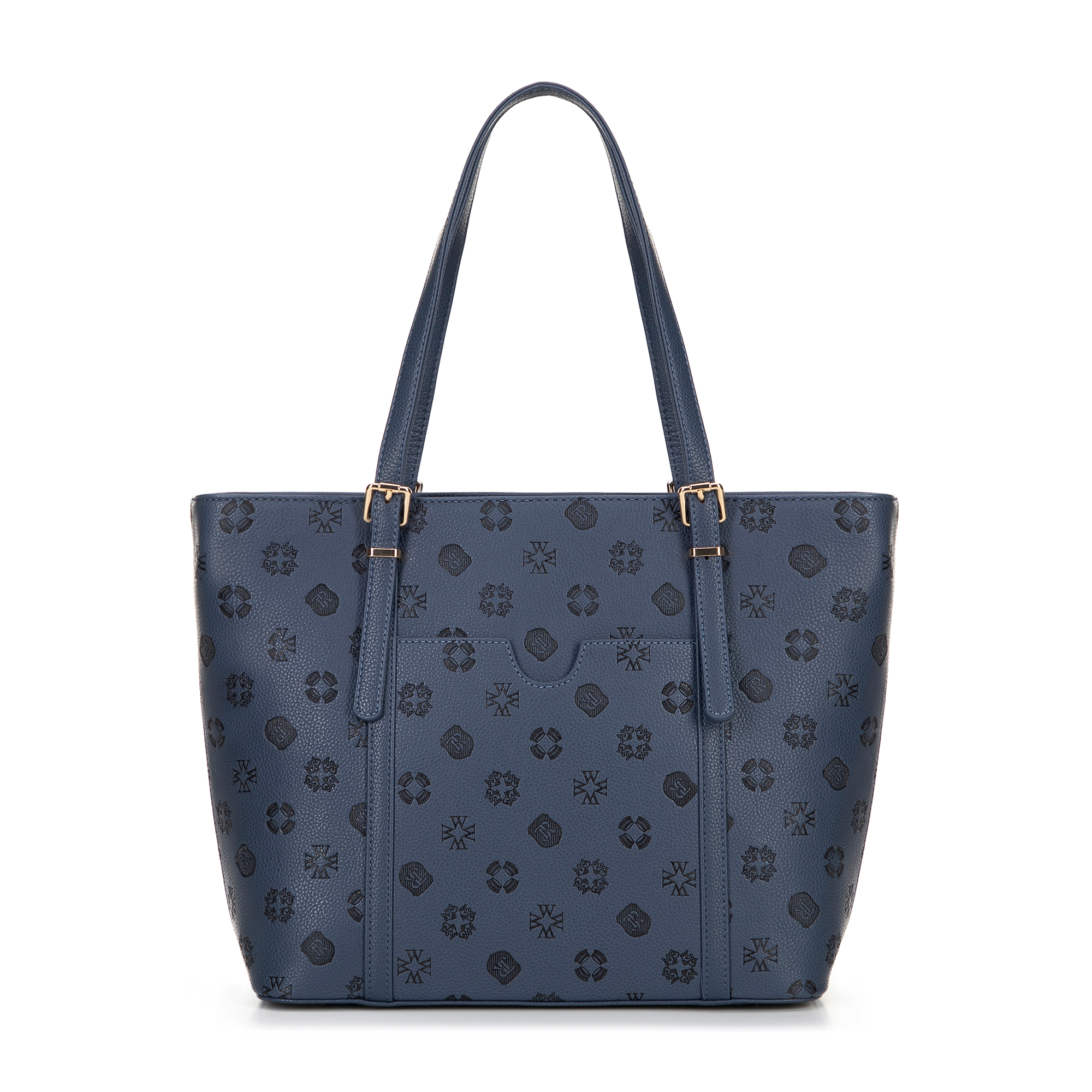 Dámska shopper kabelka z ekologickej kože modrá 101-4Y-P05-7, Vyberte variant granatová
