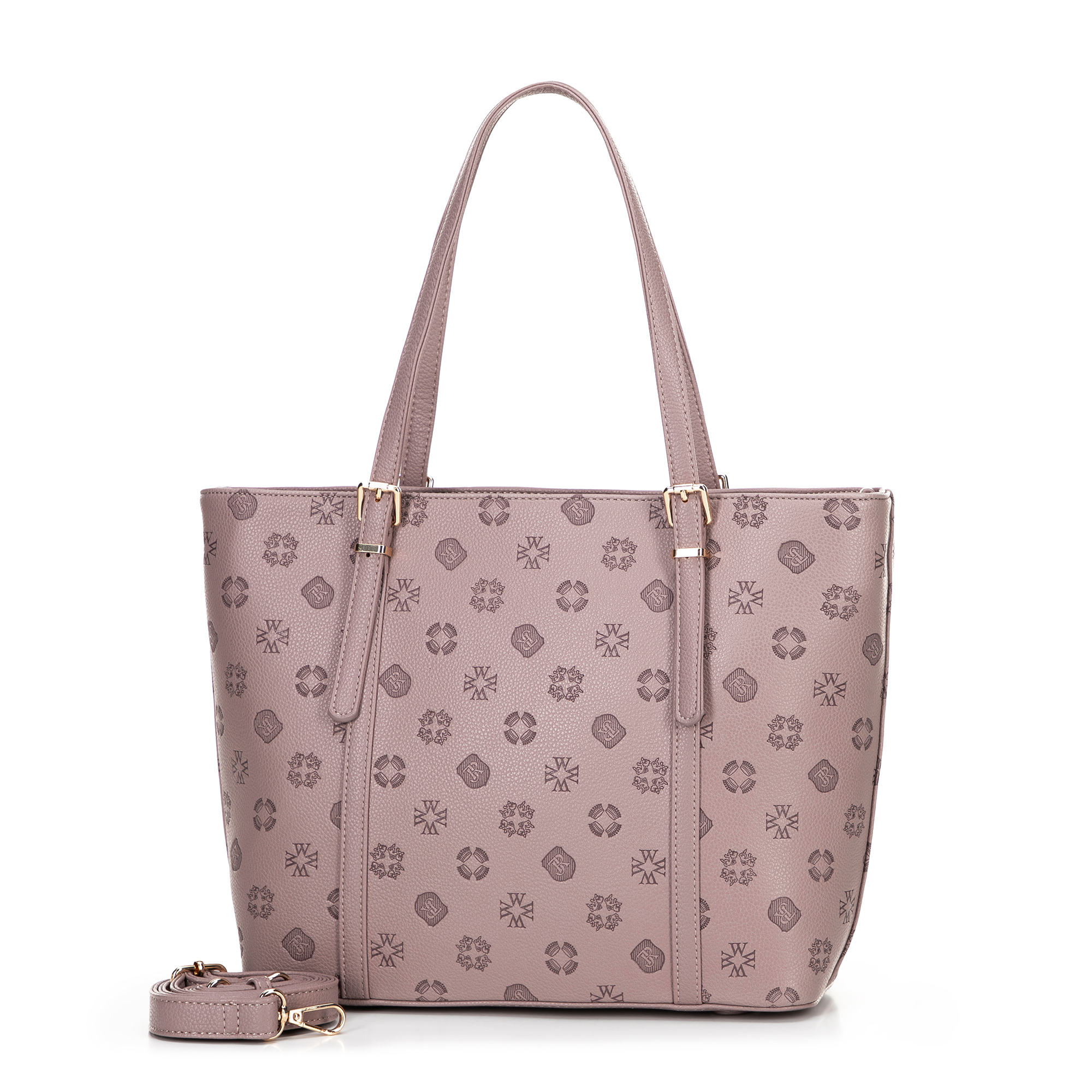 Ružová dámska shopper kabelka Wittchen z imitácie kože, Vyberte variant staroružová