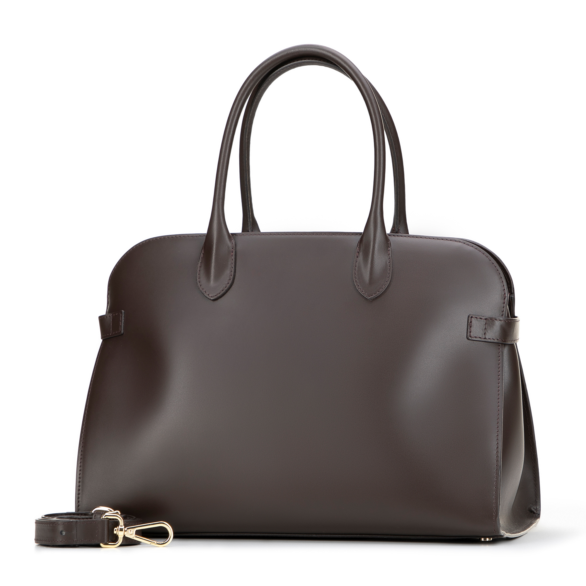 Hnedá dámska shopper kabelka Wittchen z prírodnej kože s elegantným vzhľadom, Vyberte variant hnedá