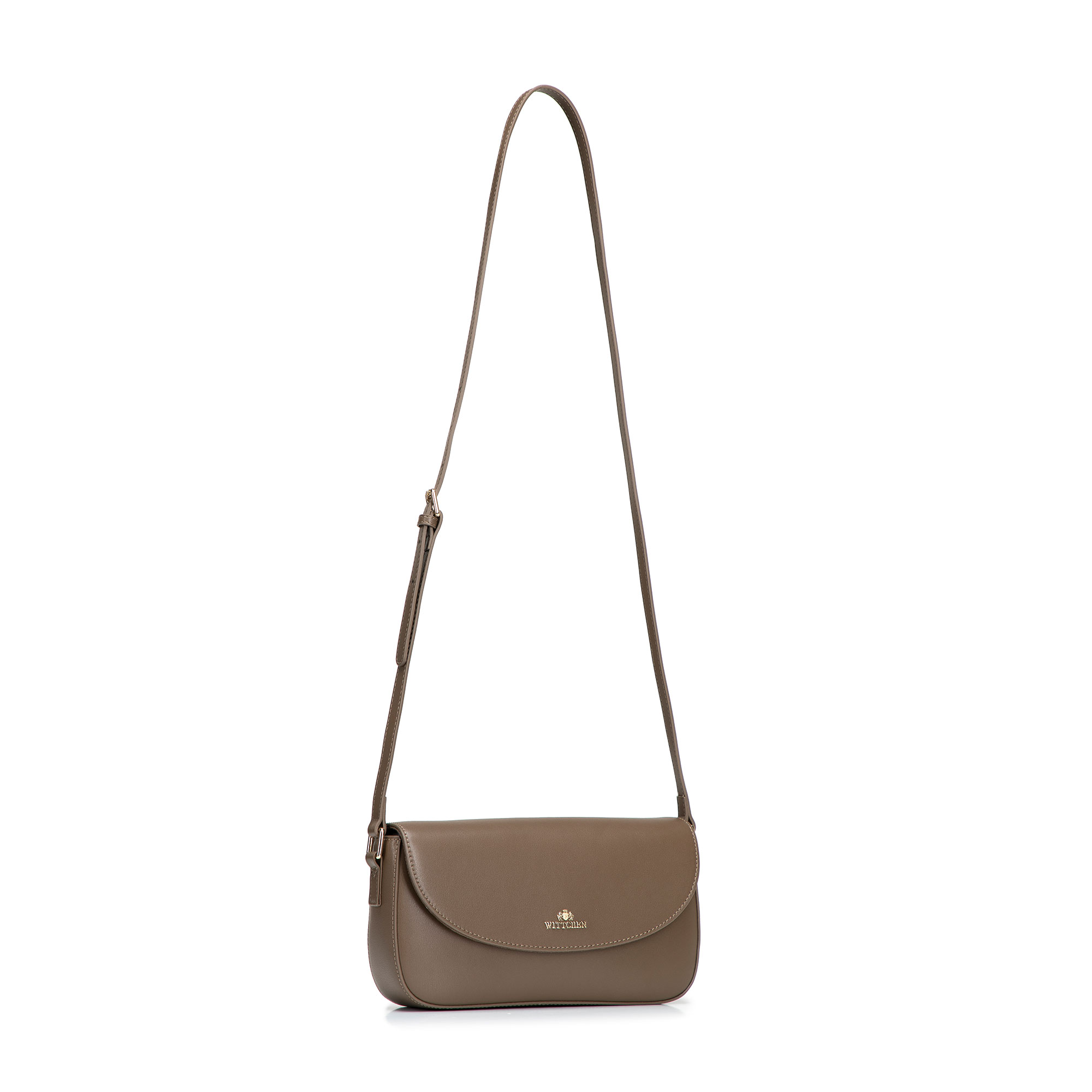 Svetlohnedá dámska crossbody kabelka Wittchen z prírodnej kože, Vyberte variant svetlohnedá