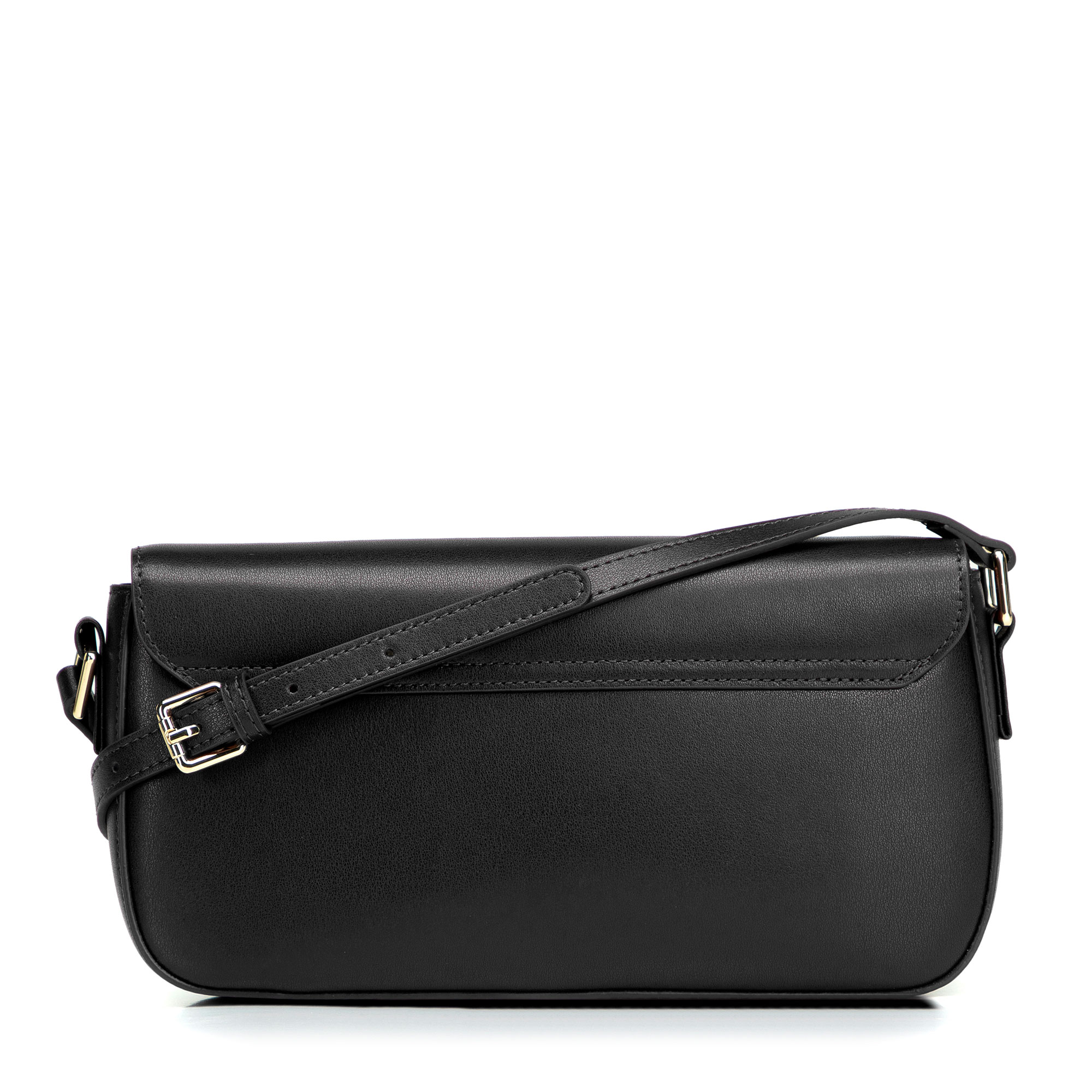 Čierna dámska crossbody kabelka Wittchen z prírodnej kože s decentným vzhľadom, Vyberte variant čierna