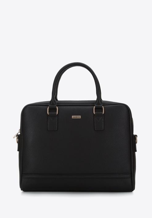 Handbag, black-gold, 94-4Y-623-8, Photo 1