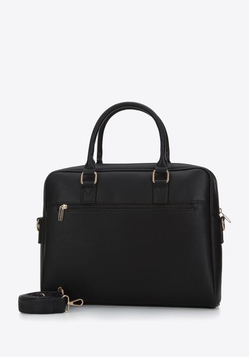 Handbag, black-gold, 94-4Y-623-5, Photo 2