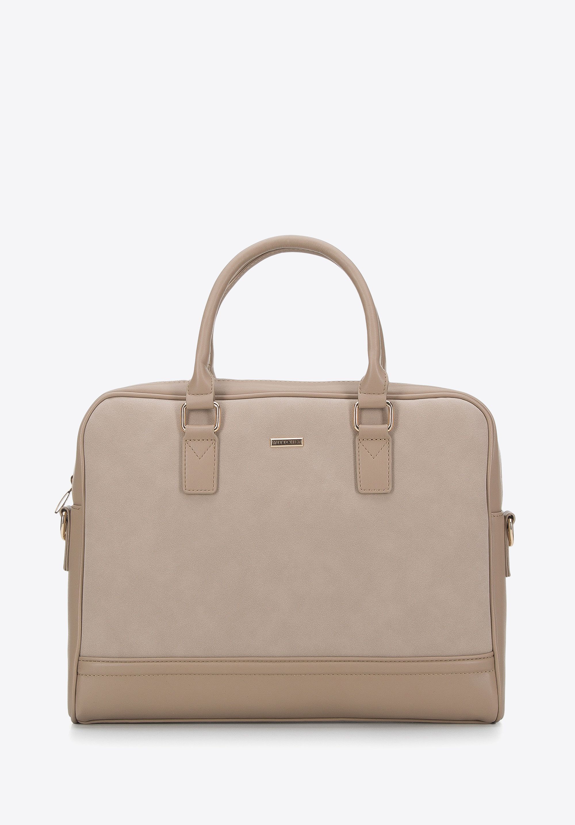Damska torba na laptopa 11”/12” z frontem z ekozamszu