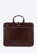 Women's leather 13 inch laptop bag, burgundy, 95-4E-648-1, Photo 1