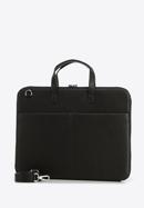 Women's leather 13 inch laptop bag, black, 95-4E-648-3, Photo 2