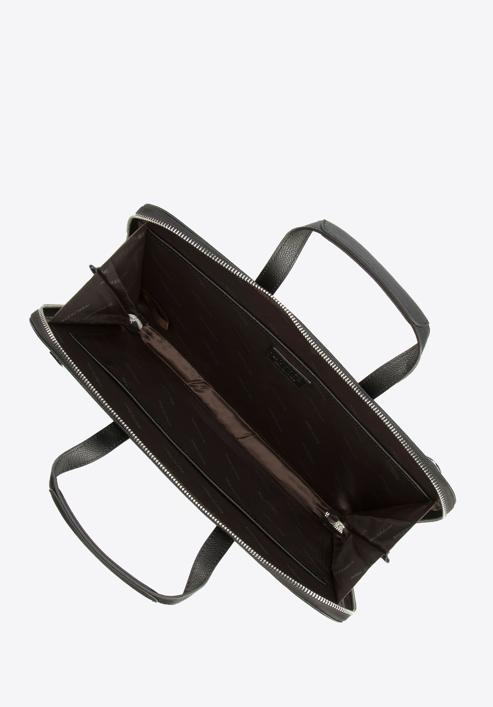 Women's leather 13 inch laptop bag, black, 95-4E-648-3, Photo 3
