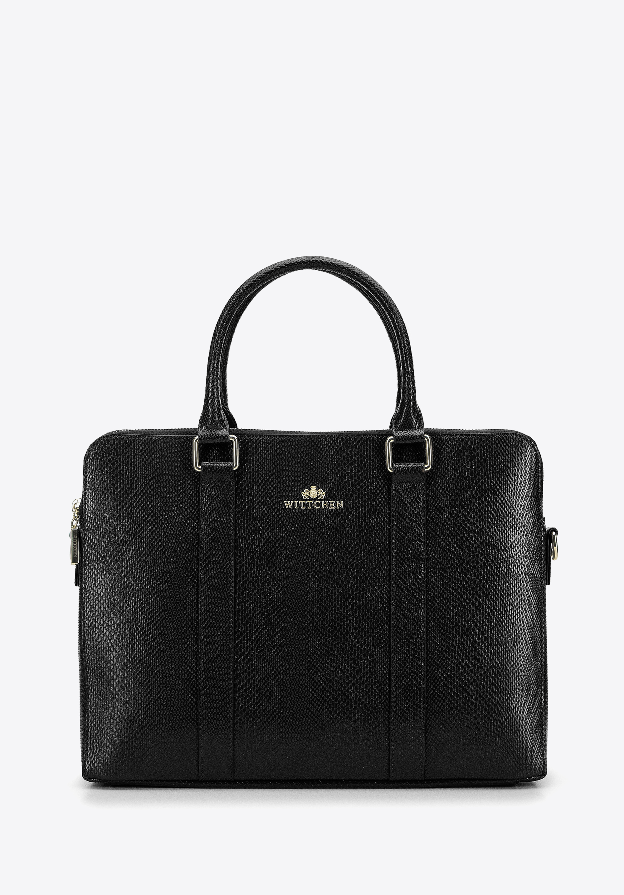 Damska torba na laptopa 13” ze skóry o fakturze lizard