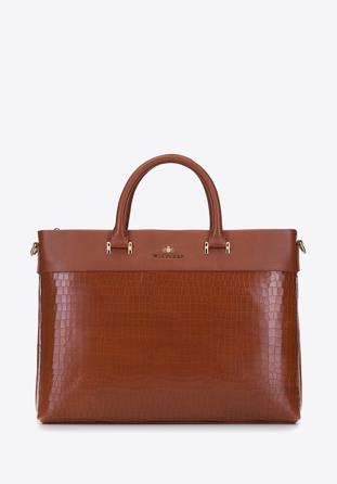 laptop bag, cognac, 15-4-229-5, Photo 1