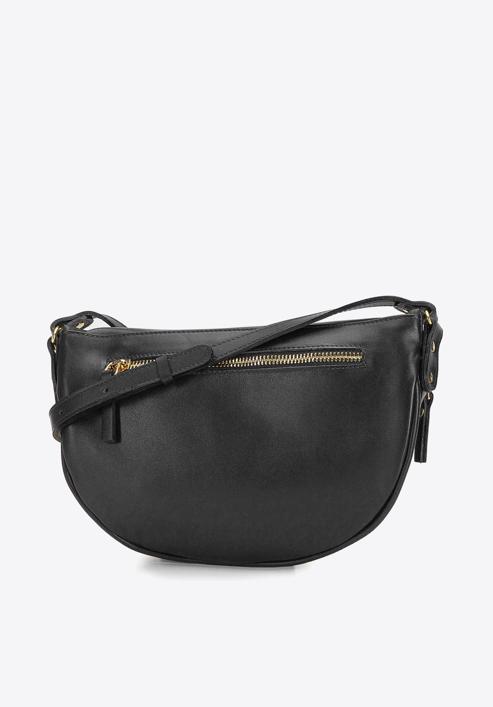 Leather waist bag, black, 16-3-007-8, Photo 2