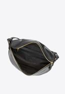 Leather waist bag, black, 16-3-007-8, Photo 3