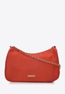 Women's chain baguette bag, red, 95-4Y-761-F, Photo 1
