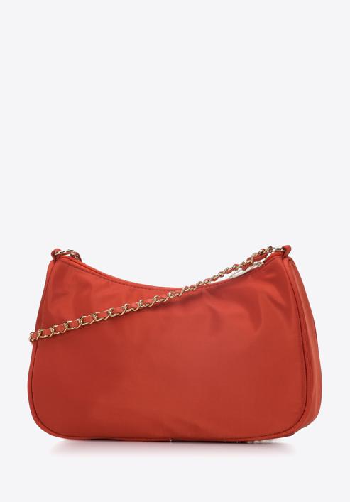 Women's chain baguette bag, red, 95-4Y-761-6, Photo 2