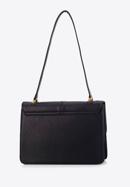 Two-tone faux leather handbag, black-brown, 98-4Y-014-N, Photo 2