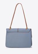 Two-tone faux leather handbag, blue-brown, 98-4Y-014-15, Photo 2