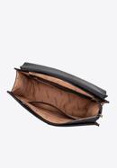 Two-tone faux leather handbag, black-brown, 98-4Y-014-N, Photo 3