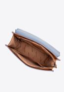 Two-tone faux leather handbag, blue-brown, 98-4Y-014-59, Photo 3