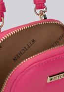 Damska torebka mini pikowana, różowy, 93-2Y-531-N, Zdjęcie 6